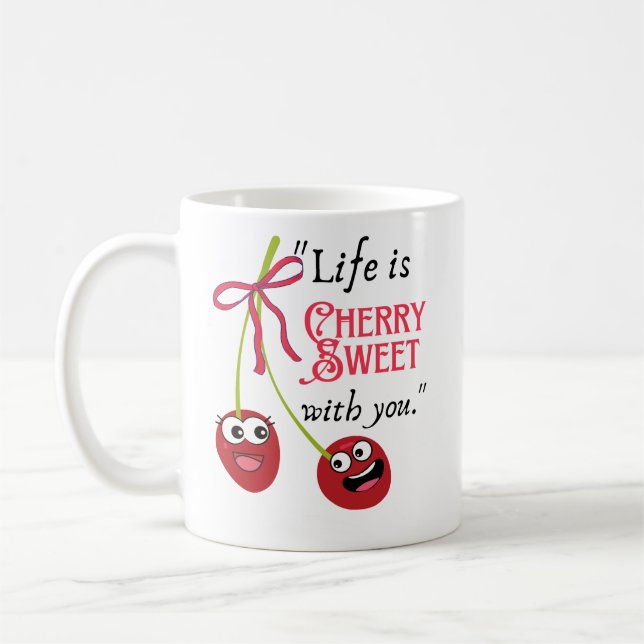 KIRSCHE KAFFEETASSE (Links)