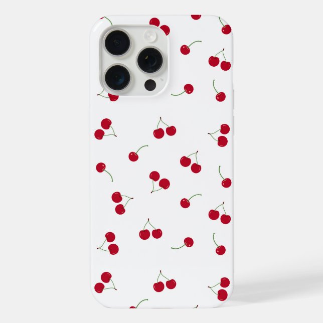Kirsche Kirschen iPhone 15 Pro Max Hülle (Rückseite)