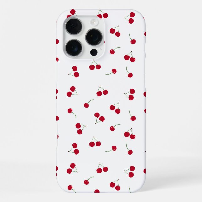 Kirsche Kirschen iPhone 16 Pro Max Hülle (Rückseite)