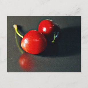 Kirsche Kirschen Obst Postkarte