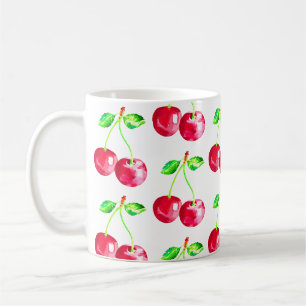 Kirsche, Rote Kirschen Kaffeetasse