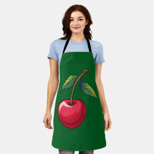 Kirsche Schürze