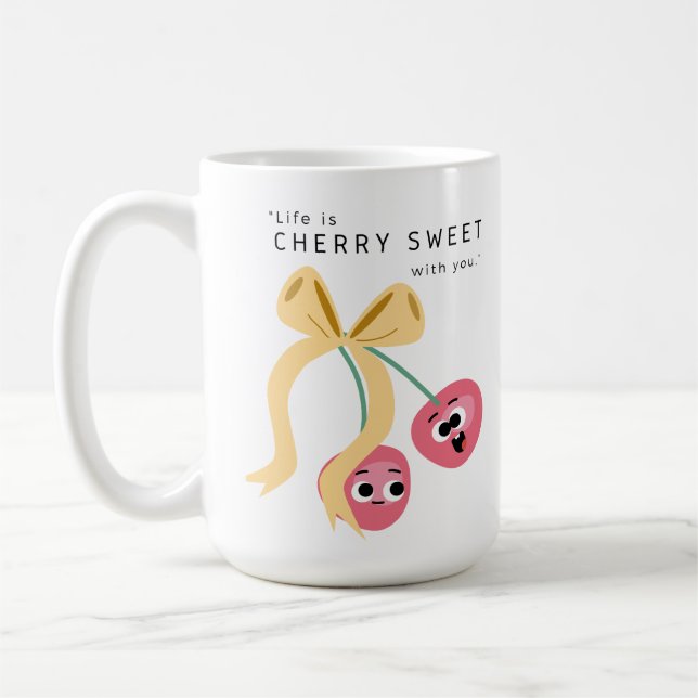 KIRSCHE SÜß KAFFEETASSE (Links)
