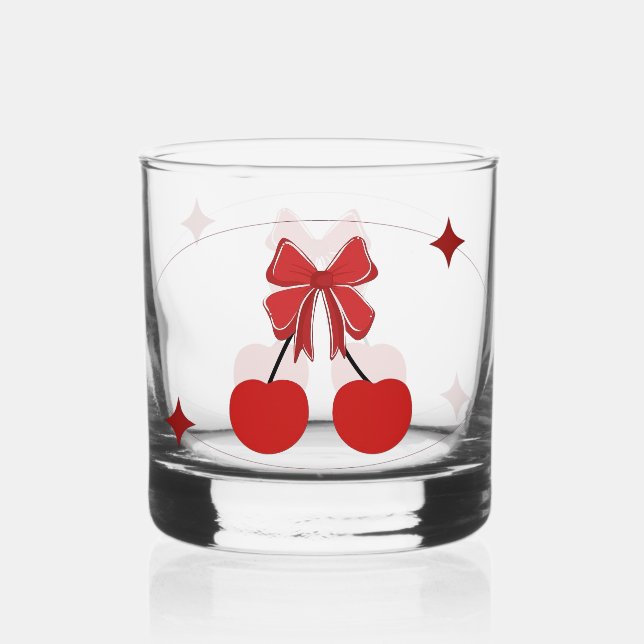 Kirsche Whiskyglas (Vorderseite)