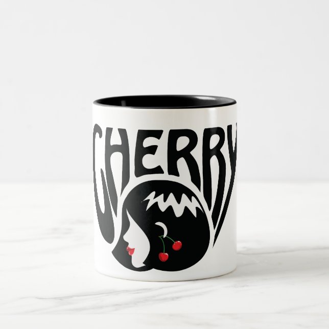 Kirsche Zweifarbige Tasse (Mittel)