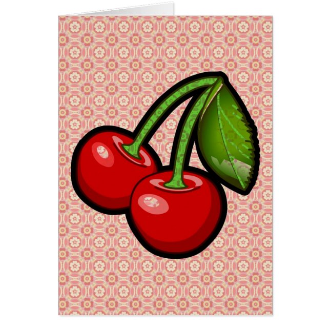 Kirschen auf Blume (Vorne)