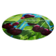 Kirschen aus den Zweigen Kirsche rot grün