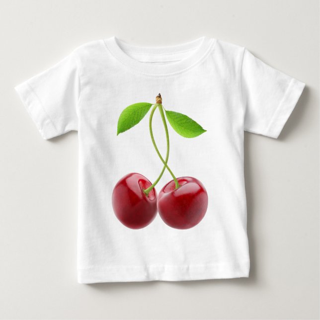 Kirschen Baby T-shirt (Vorderseite)