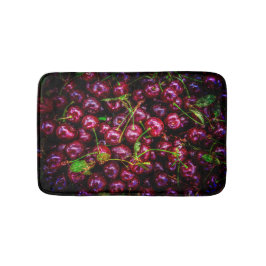Kirschen Badematte
