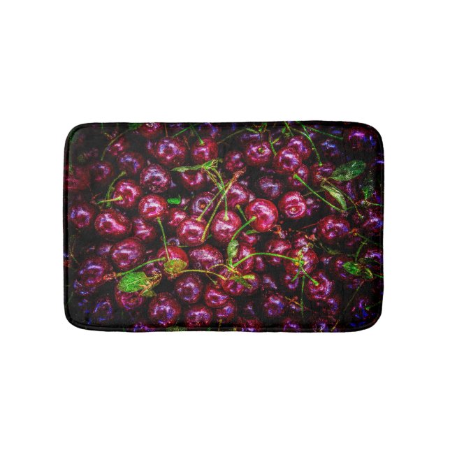 Kirschen Badematte (Vorderseite)