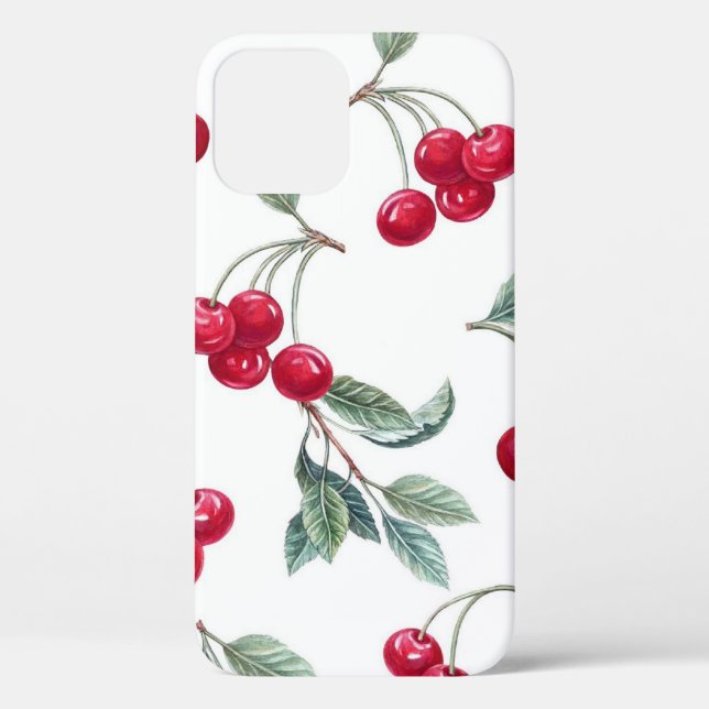 Kirschen Case-Mate iPhone Hülle (Rückseite)