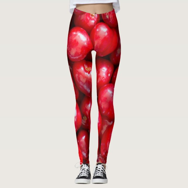 Kirschen Leggings (Vorderseite)