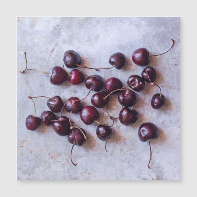 Kirschen Magnetkarte (Vorderseite)