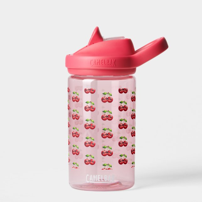 Kirschen mit Smiley Trinkflasche (Links)