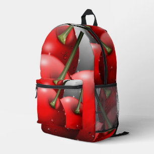Kirschen mit Taubentropfen Bedruckter Rucksack