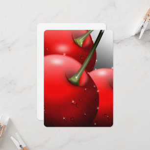 Kirschen mit Taubentropfen Einladung