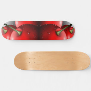 Kirschen mit Taubentropfen Skateboard