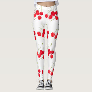 Kirschen Obst Sommer Frische Süßes Natürliche Leggings