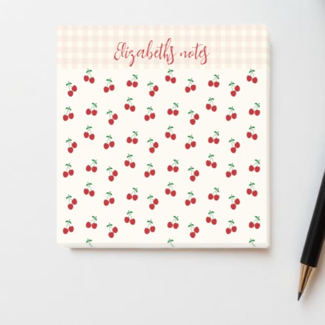 Kirschen Post-it Klebezettel (Von Creator hochgeladen)