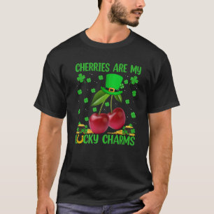 Kirschen sind meine Glücksbringer Cherry Fruit St. T-Shirt