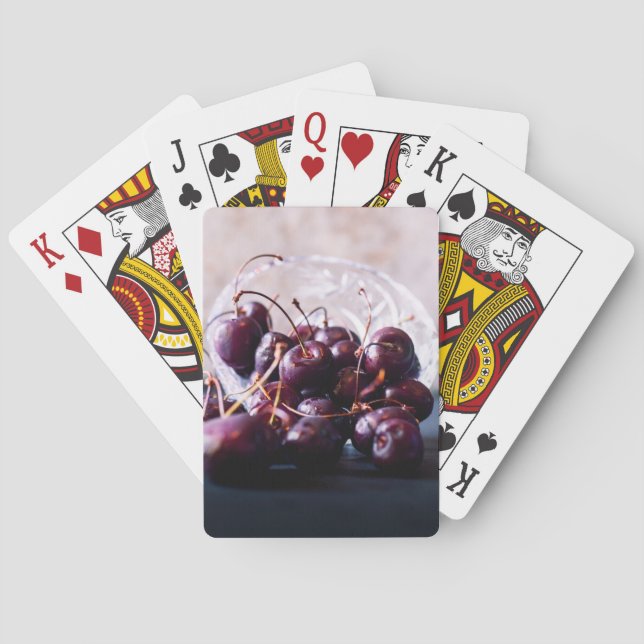 Kirschen Spielkarten (Rückseite)