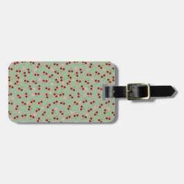 Kirschen und Blume Gepäckanhänger