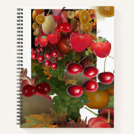 Kirschen und Früchte Notizbuch