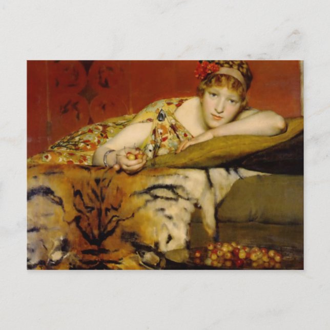 Kirschen von Lawrence Alma-Tadema Postkarte (Vorderseite)