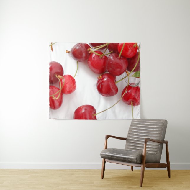 Kirschen Wandteppich (Beispiel (Horizontal))