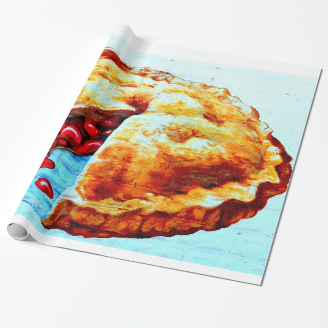Kirschenkuchen Geschenkpapier (Ungerollt)