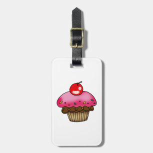 Kirschkleiner kuchen gepäckanhänger