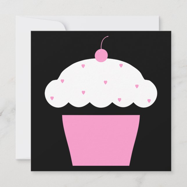 Kirschkuchen Einladung (Vorderseite)