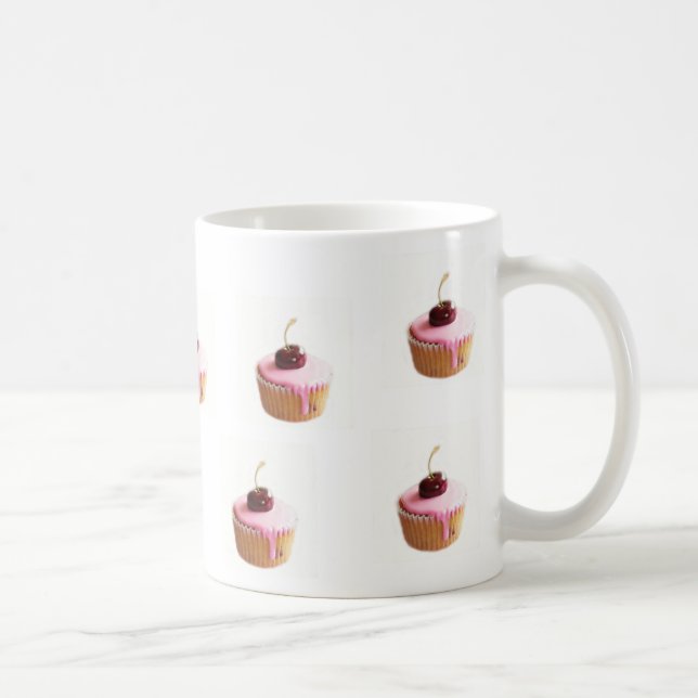 Kirschkuchen-Kaffee-Tasse Kaffeetasse (Rechts)