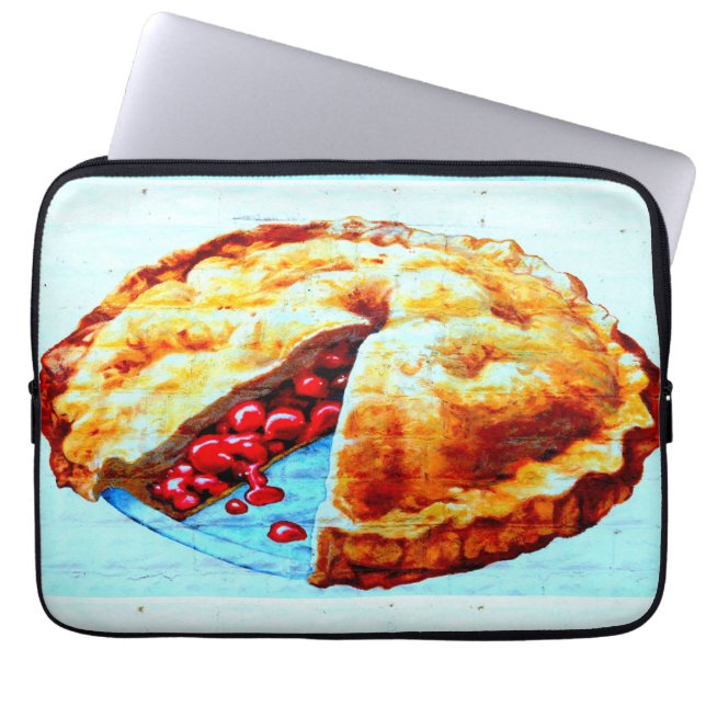 Kirschkuchenmuffel Laptopschutzhülle (Vorderseite)