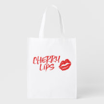 Kirschlippenrote Kuss-Kennzeichen-Tasche