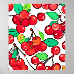 Kirschmuster-Design Poster