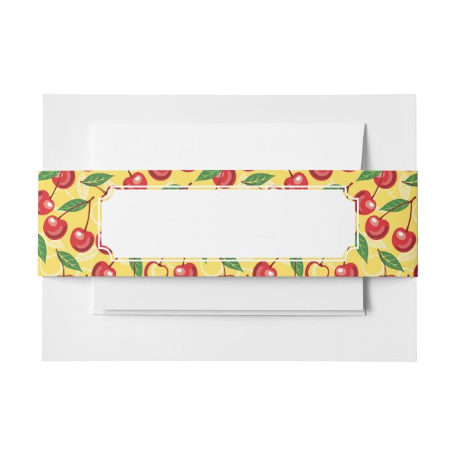 Kirschmuster Einladungsbanderole (Vorderseite Beispiel)