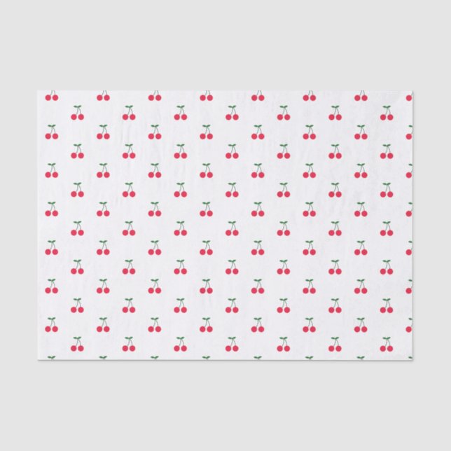 Kirschmuster-Seidenpapier Seidenpapier (Vorderseite)