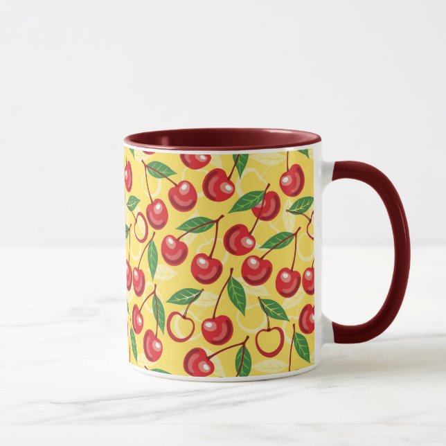 Kirschmuster Tasse (Rechts)