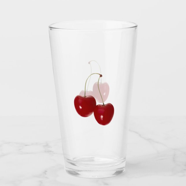 Kirschpaar Glas (Vorderseite)