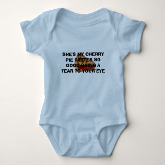 Kirschtorte Baby Strampler