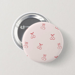 Kirschumriss Minimalismus Button