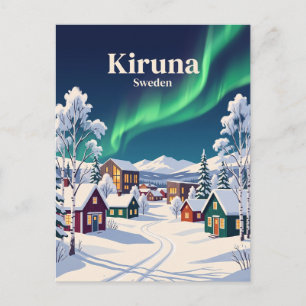 Kiruna, Schweden Postkarte