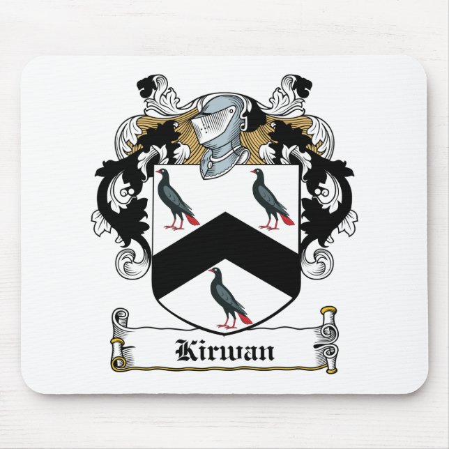 Kirwan Familienwappen Mousepad (Vorne)