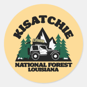 Kisatchie National Forest Louisiana Runder Aufkleber