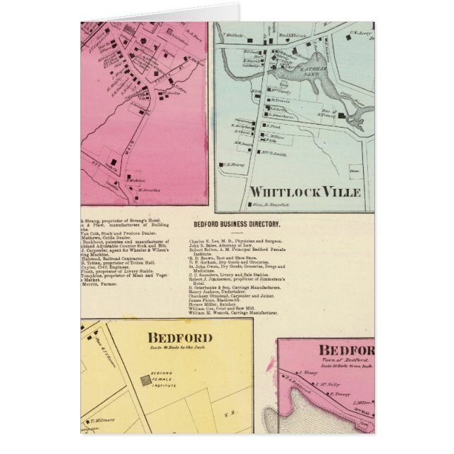 Kisco, Katonah, Whitlock Ville, Bedford (Vorne)
