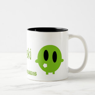 Kiseki @ Gerade-Gehen-Entwürfe Schale Zweifarbige Tasse