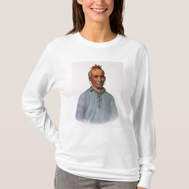 Kish-Kal-Wa, ein Shawnee-Leiter T-Shirt (Vorderseite)