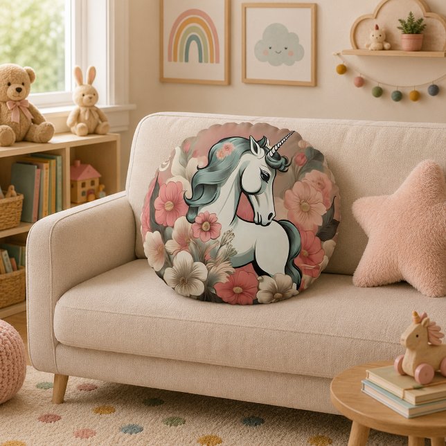 Kishar Rundes Kissen (Kishar Round Pillow)