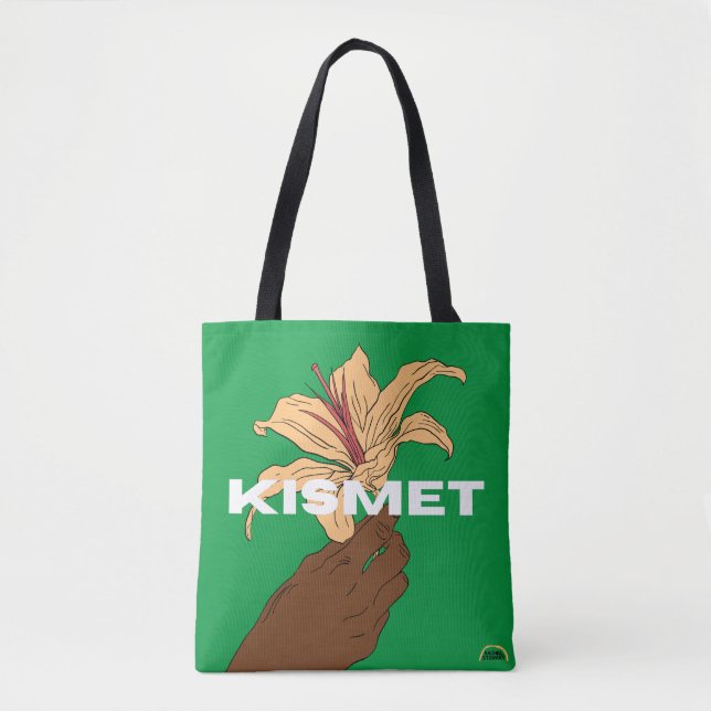 Kismet Green Blume Tasche (Vorderseite)